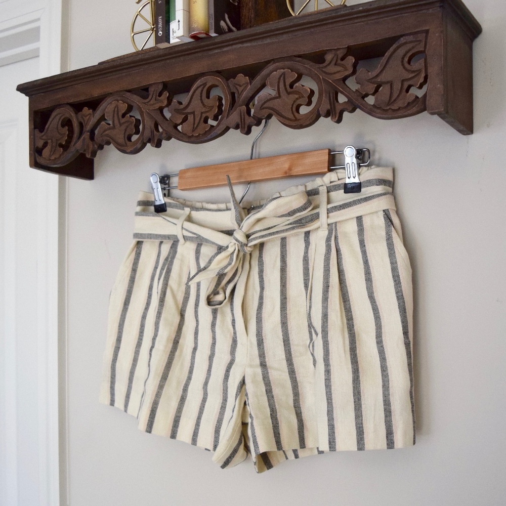 {Loft} Striped Shorts